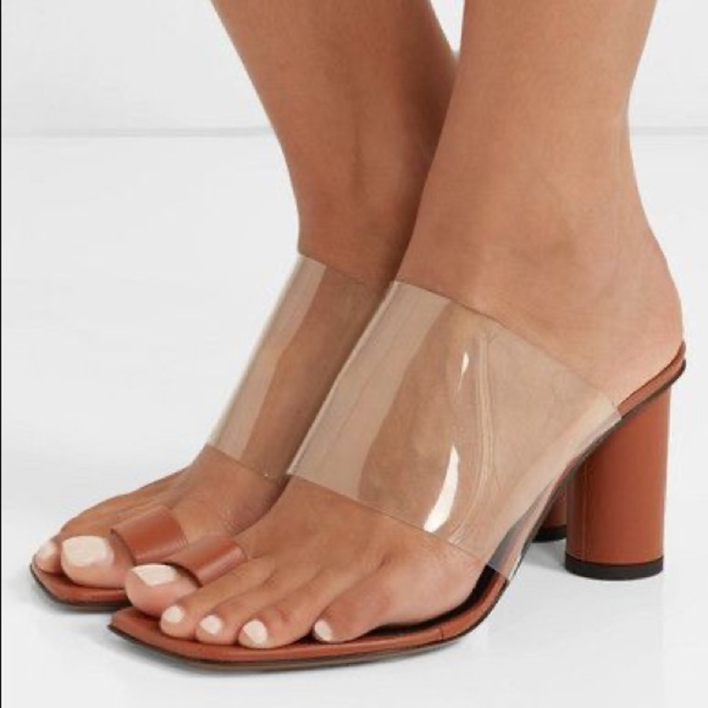 Neous Chost 80 leather pvc mules 37